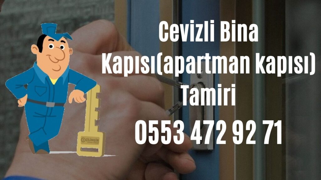 Cevizli Bina Kapısı(apartman kapısı) Tamiri