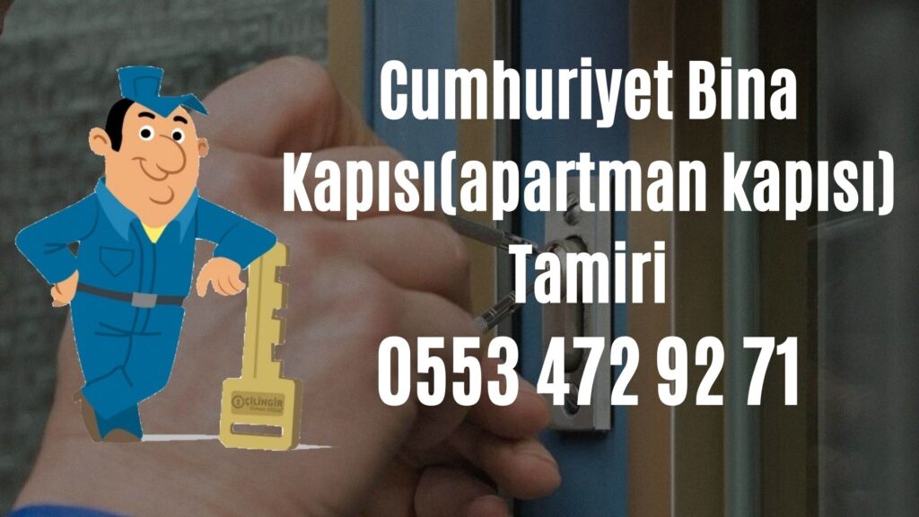 Cumhuriyet Bina Kapısı(apartman kapısı) Tamiri